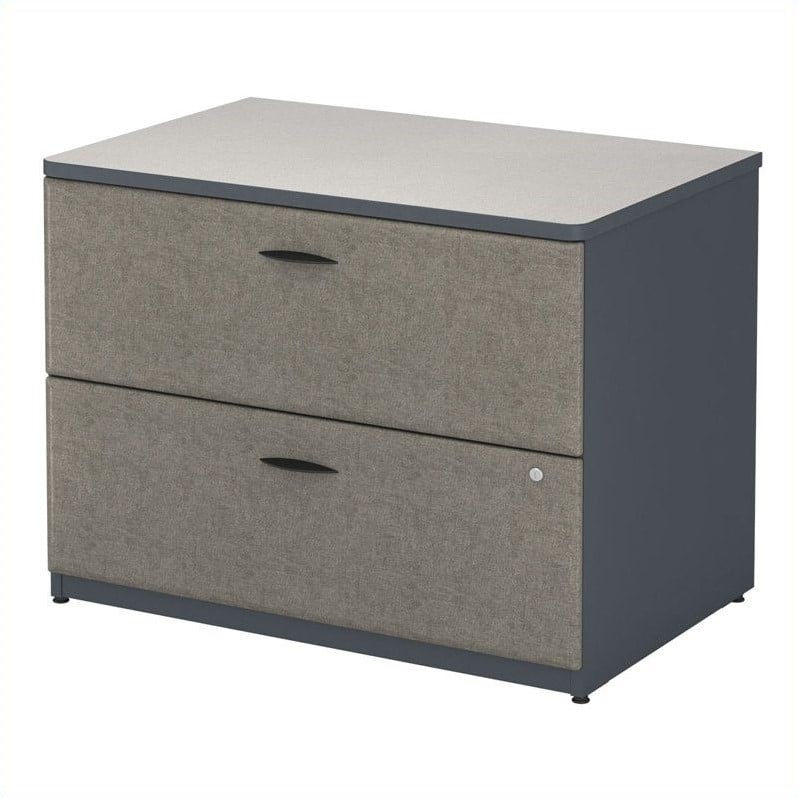 Bush Business Furniture - Cassettiera Laterale 36" Hansen Cherry | 2 Cassetti Per Ufficio | Resistente E Sicura - 4