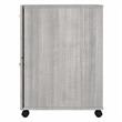 Hybrid 2 Drawer Mobile File Cabinet in Platinum Gray - Engineered Wood