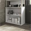 Hybrid Small 2 Shelf Bookcase in White - Engineered Wood