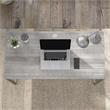 Hybrid 48W x 24D Computer Table Desk in Platinum Gray - Engineered Wood