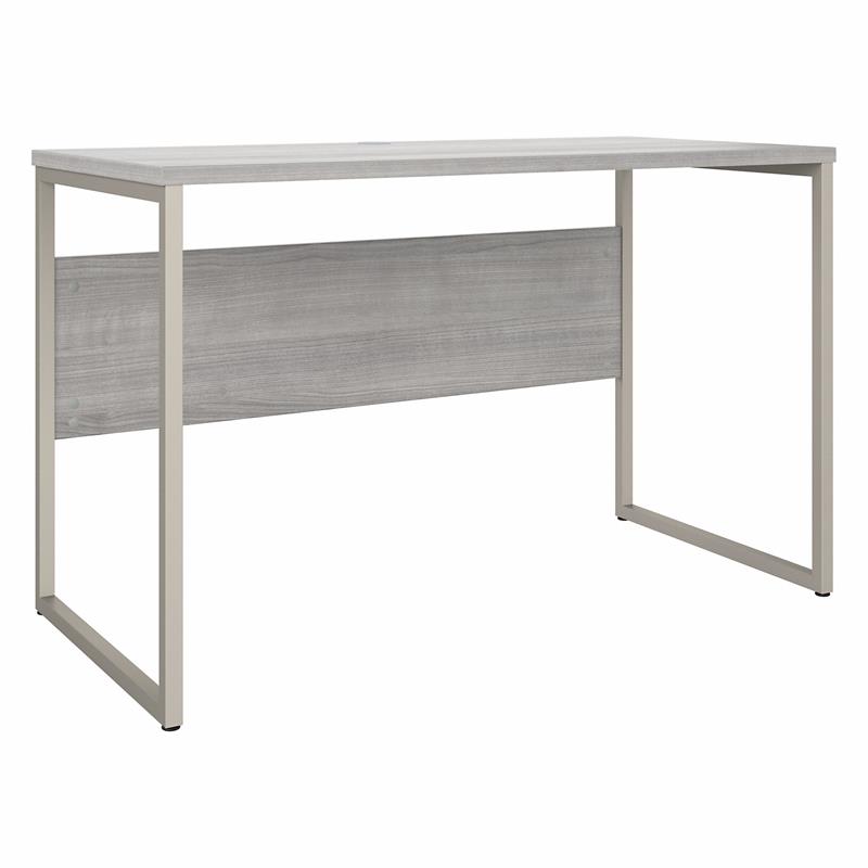 Hybrid 48W x 24D Computer Table Desk in Platinum Gray - Engineered Wood