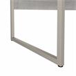 Hybrid 60W x 24D Computer Table Desk in Platinum Gray - Engineered Wood