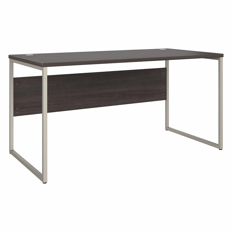 Hybrid 60W x 30D Computer Table Desk in Storm Gray - Engineered Wood