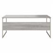 Hybrid 72W x 30D Computer Table Desk in Platinum Gray - Engineered Wood