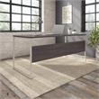 Hybrid 72W x 30D Computer Table Desk in Storm Gray - Engineered Wood