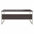 Hybrid 72W x 30D Computer Table Desk in Storm Gray - Engineered Wood