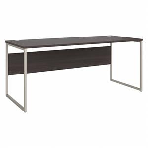Hybrid 72W x 30D Computer Table Desk in Storm Gray - Engineered Wood