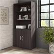 Hybrid Tall 5 Shelf Bookcase in Storm Gray - Engineered Wood
