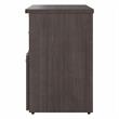 Hybrid Office Storage Cabinet with Drawers in Storm Gray - Engineered Wood