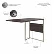 Hybrid 42W x 24D Desk Return/Bridge in Storm Gray - Engineered Wood