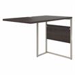 Hybrid 42W x 24D Desk Return/Bridge in Storm Gray - Engineered Wood