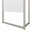 Hybrid 42W x 24D Desk Return/Bridge in White - Engineered Wood