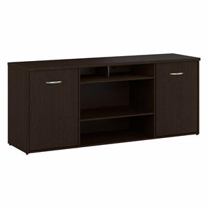 Series C 72W Office Storage Cabinet with Doors in Mocha Cherry - Engineered Wood