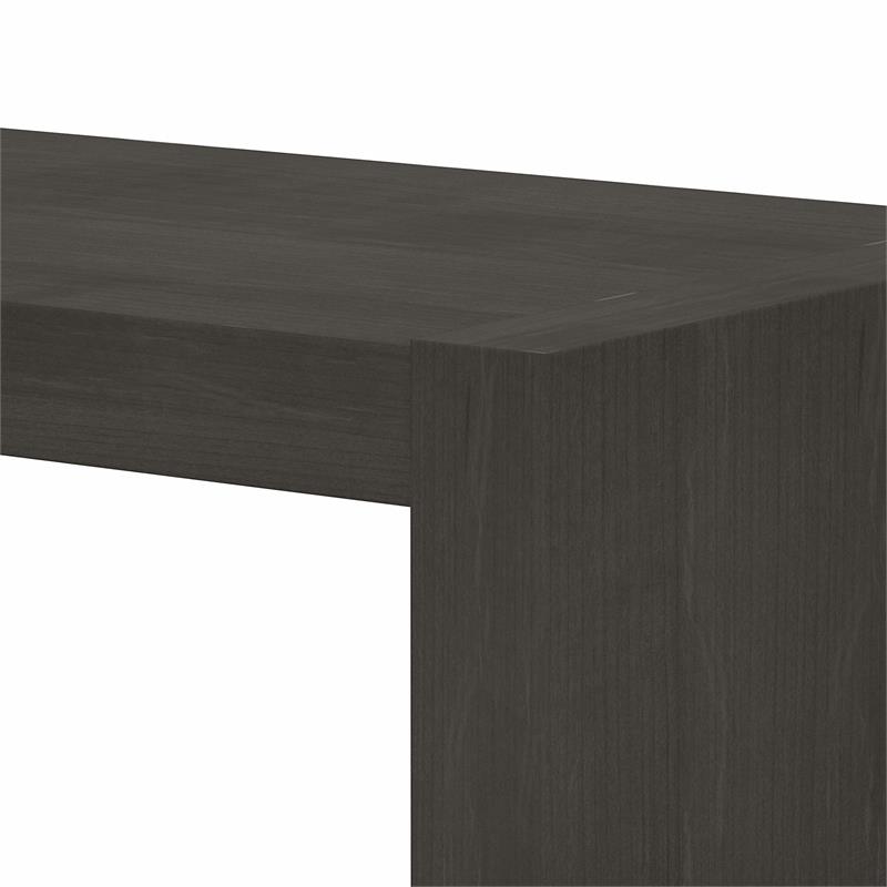 Echo 56W Craft Table in Charcoal Maple - Engineered Wood