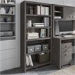 Echo 5 Shelf Bookcase in Charcoal Maple - Engineered Wood