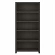Echo 5 Shelf Bookcase in Charcoal Maple - Engineered Wood
