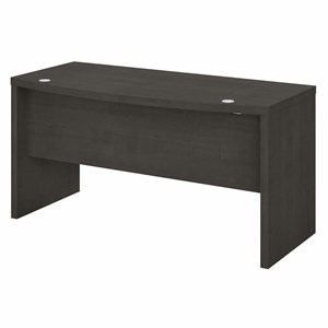Echo 60W Bow Front Desk in Charcoal Maple - Engineered Wood