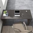 Echo 60W Credenza Desk in Charcoal Maple - Engineered Wood