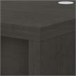 Echo 60W Credenza Desk in Charcoal Maple - Engineered Wood