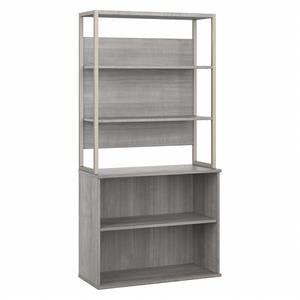 hybrid tall etagere bookcase