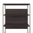 Hybrid Lateral File Cabinet with Shelves in Storm Gray - Engineered Wood