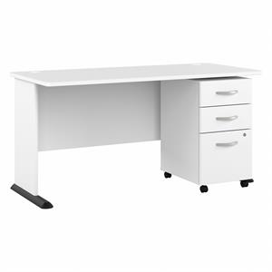Studio A 60W Computer Desk with Drawers
