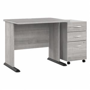studio a 36w small computer desk with drawers