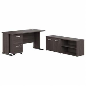 Studio A 60W Desk with Drawers and Storage