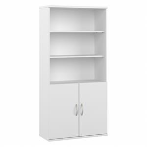 Studio A Tall 5 Shelf Bookcase with Doors