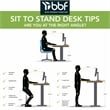 Move 40 Series 60W Adjustable Standing Desk in Black Walnut - Engineered Wood