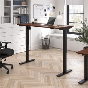 Move 40 Series 60W Adjustable Standing Desk in Hansen Cherry - Engineered Wood