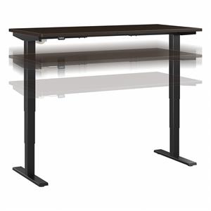 move 40 series 60w x 30d height adjustable standing desk - engineered wood