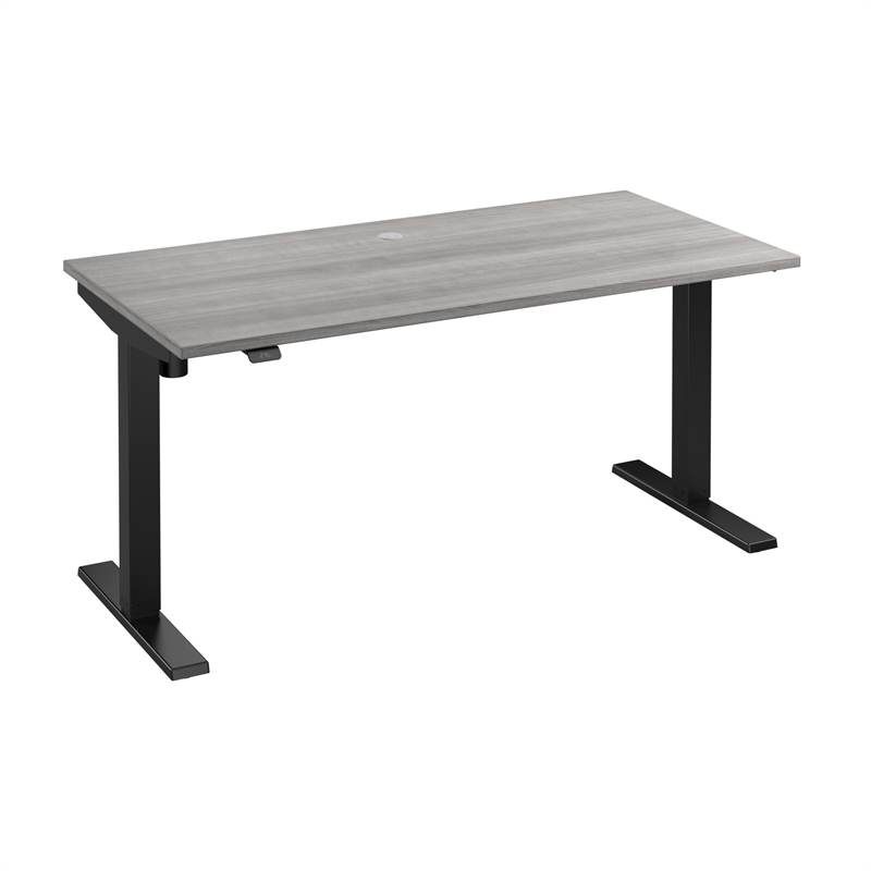 Move 40 Series 60W Adjustable Standing Desk in Platinum Gray - Engineered Wood