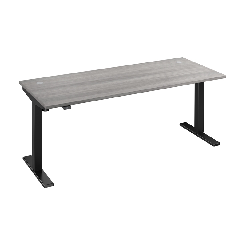Move 40 Series 72W Adjustable Standing Desk in Platinum Gray - Engineered Wood