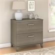 Home Square 3-Piece Set with 72W L Shaped Desk File Cabinet & 5-Shelf Bookcase