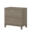 Home Square 3-Piece Set with 72W L Shaped Desk File Cabinet & 5-Shelf Bookcase