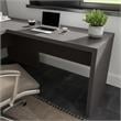 Echo 42W Desk Return/Bridge in Charcoal Maple - Engineered Wood