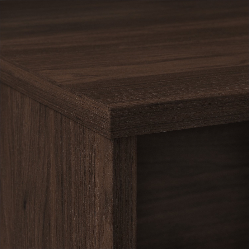 Studio C 42W Desk Return in Black Walnut - Engineered Wood