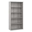 Studio A Tall 5 Shelf Bookcase in Platinum Gray - Engineered Wood