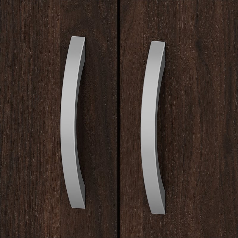 Studio C Bookcase Door Kit in Black Walnut - Engineered Wood