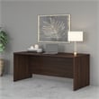 Studio C 72W x 30D Office Desk in Black Walnut - Engineered Wood