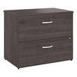 Studio A 2 Drawer Lateral File Cabinet in Storm Gray - Engineered Wood