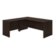 Studio C 72W L Shaped Desk with 42W Return in Black Walnut - Engineered Wood