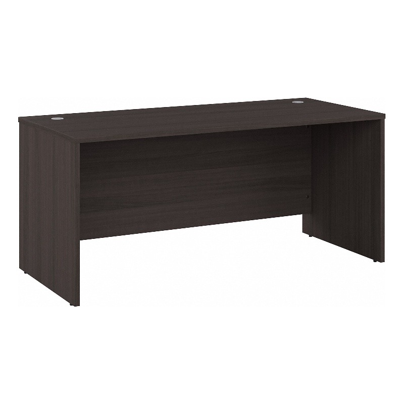Studio C 66W x 30D Office Desk in Storm Gray Engineered Wood Cymax