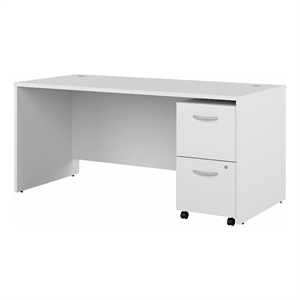 Studio C 66W Office Desk and Mobile File Cabinet in Engineered Wood