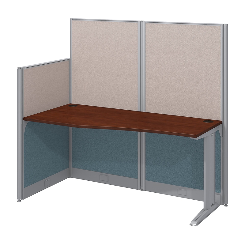 Bush Business Furniture Office in an Hour 65W x 33D Cubicle Workstation in Hansen Cherry