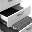 BBF Office in an Hour 3-Drawer Engineered Wood Mobile File Cabinet in Pure White
