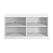 Hampton Heights 60W Bookshelf in White - Engineered Wood