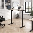 Move 40 Series 48W Adjustable Standing Desk in Natural Elm - Engineered Wood