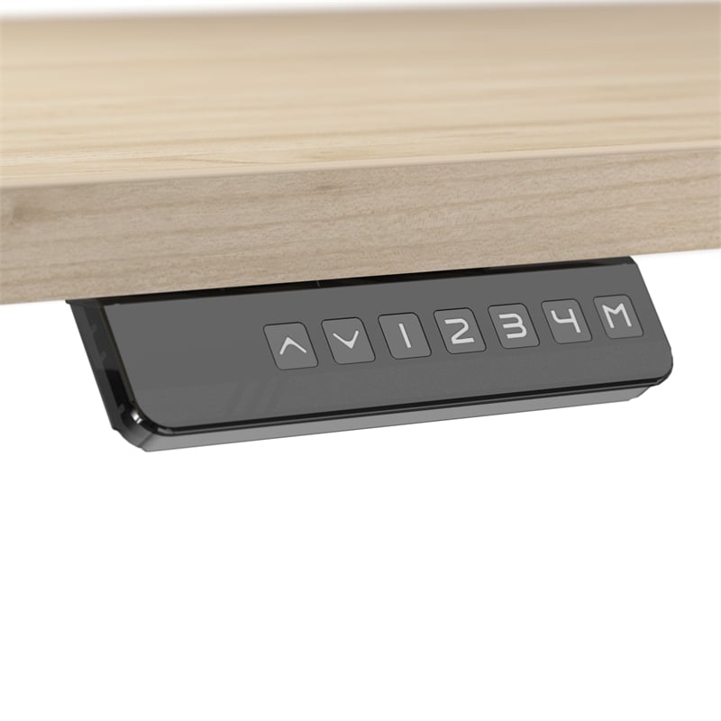 Move 60 Series 72W Adjustable Standing Desk in Natural Elm - Engineered Wood